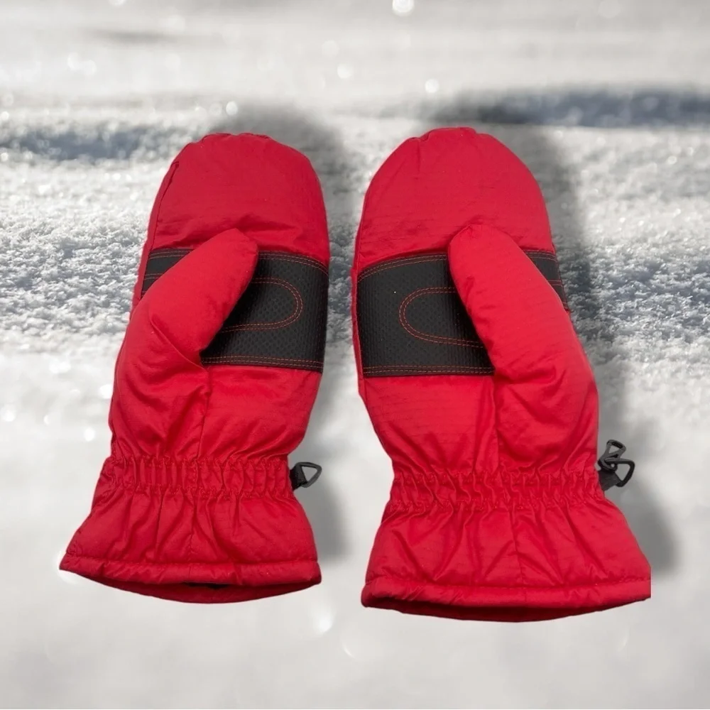 Columbia Youth Red Weather Resistant Mittens Size Youth XL
